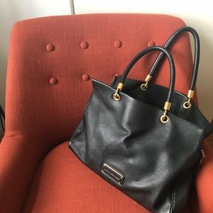 100% Authentic Marc Jacobs black leather bag